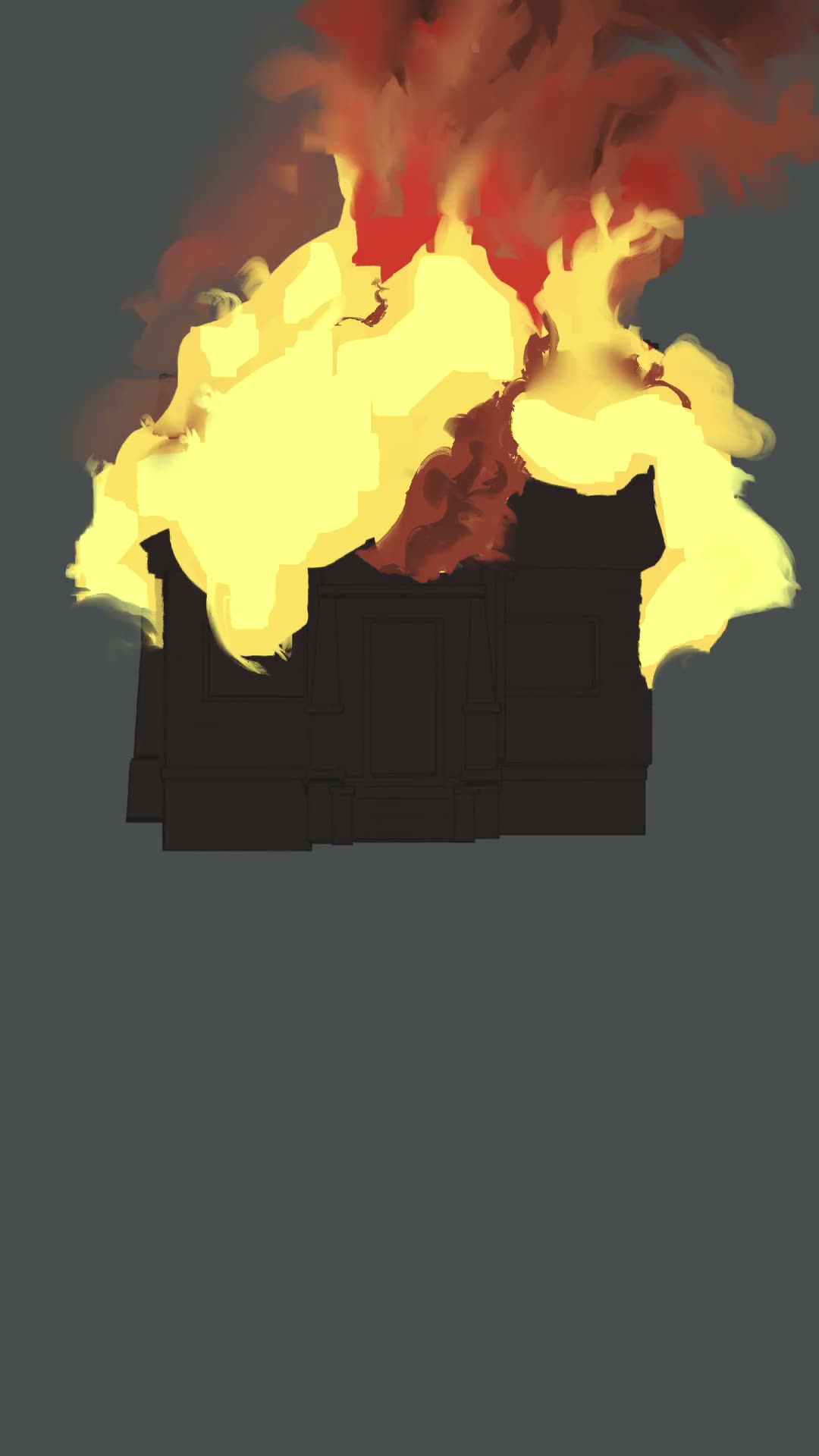The house, far